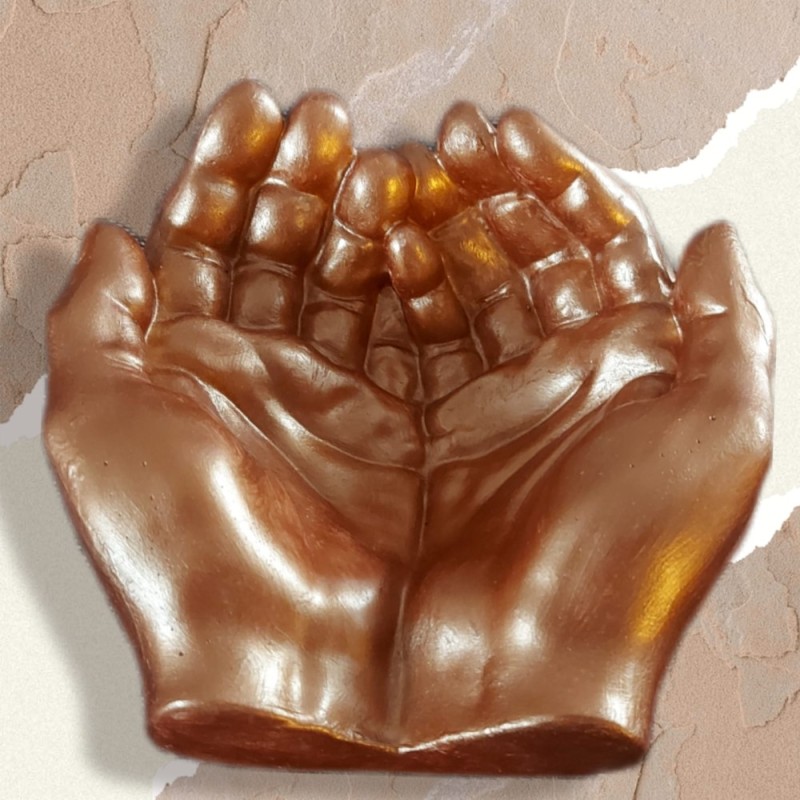 Hände, Hand, Home-Deco Handmade Farbe: Gold