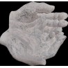 Hände Hand, Weiß, Home-Deco, AWG-105_08, Handmade Farbe: Weiß.